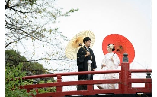 72-1421　小田原城フォトウェディング（60分撮影・衣装・美容・写真データ付き）