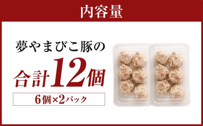 夢やまびこ豚の大きな焼売 45g×12個（計 540g）シュウマイ 点心 豚肉 惣菜