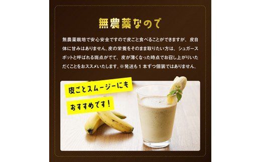 【訳あり】国産バナナ１ｋｇ　3ヶ月定期便 [F5803]