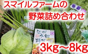 近江農家野菜詰め合わせセット３kg～８kg【FM03U】