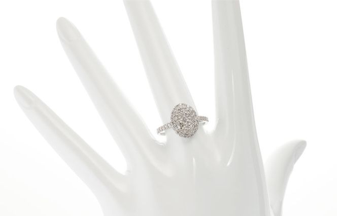 J003-4 ARC-EN-CIEL プラチナ ダイヤリング（計 1.0ct）【鑑別書付き ジュエリー プレゼント ギフト ファッション アクセサリー 贈り物 贈答 お祝い 記念日】