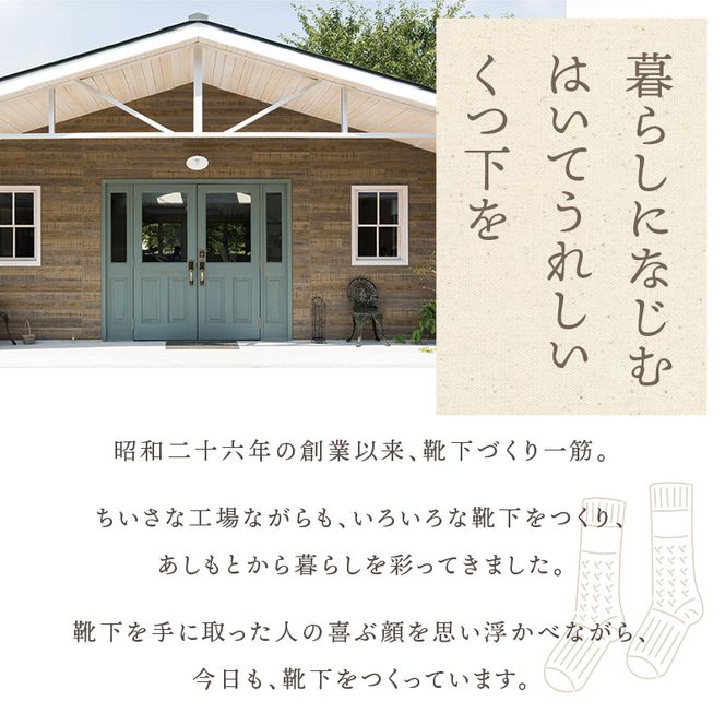 千代治のくつ下】人気商品6足詰め合わせセット(22-24cm