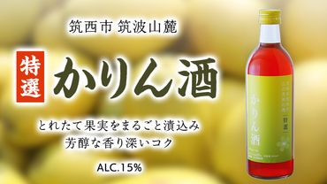 【 特選 】 かりん酒 アルコール 15％ （ 500ml × 1本 ） 果実酒 お酒 酒 かりん [DP005ci]