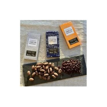 Bean to BAR 産地別カカオ豆のチョコレート3種食べ比べ【UMEYA BRAINERY】_HA0124