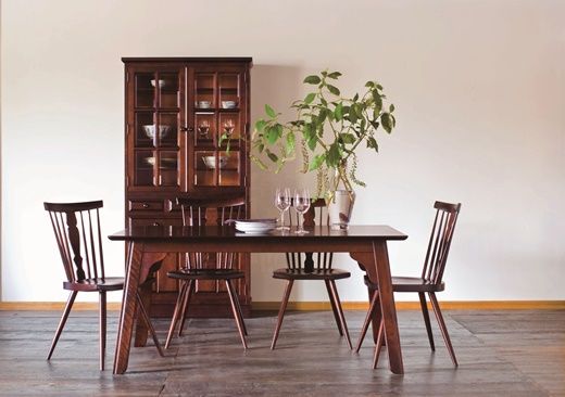 北海道民芸家具ダイニングチェアHM214【0808301】