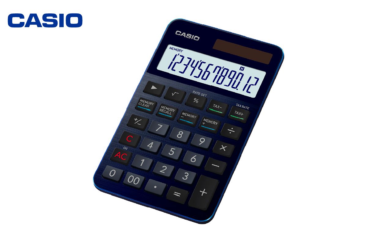 カシオ電卓 S100NB-BU hi011-086