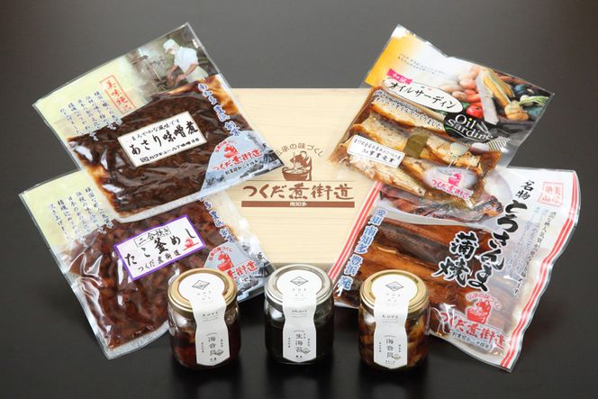 味の詰め合せ・ツメタガイの瓶詰セット(つくだ煮・佃煮詰め合わせ)◇