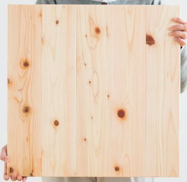 ユカハリ・タイル ひのき クリア ウッドカーペット M-mm-A06A