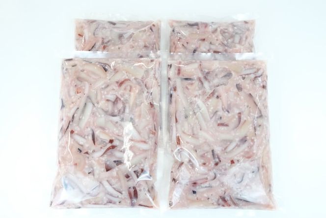 いかこうじ漬（花こうじ） 4kg (1kg×4p) 冷凍 [小野万 宮城県 気仙沼市 20564602] 魚 魚介類 いか イカ 冷蔵 酒の肴 おつまみ ご飯のお供 珍味 麹漬け こうじ漬け