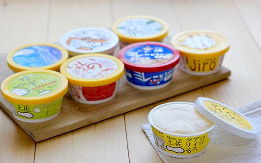 【母の日にお届け】高知アイスの「アイスクリーム」　16個セット（８種類×２個）