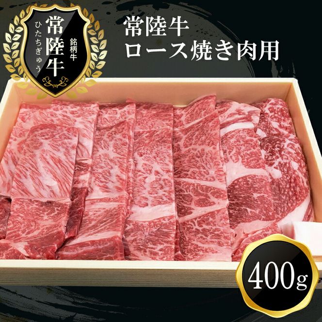 169-17-004　Ｄ-10　日立市産　常陸牛ロース焼き肉用(400g)