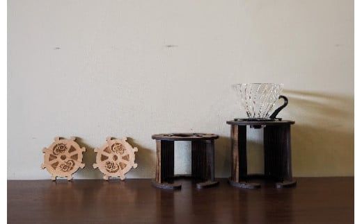 namiita DoripperStand（Tall）浪板ドリッパースタンド(トールタイプ)　W14.5×D14.5×H13.25cm【0tsuchi00312】