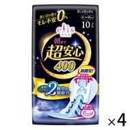 エリス 朝まで超安心 400（特に心配な夜用）羽つき 40cm 40枚（10枚×4パック）◇