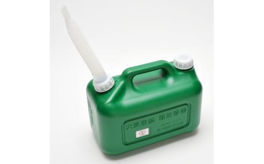 004IT02N.10Lポリタンク軽油缶（緑）