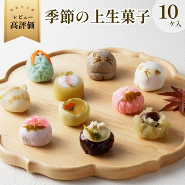 猫 NEKO-NO-EN(ねこのえん),季節の上生菓子10ヶ入セット　TD00009