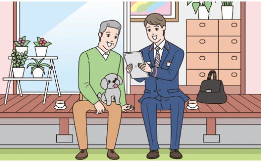 郵便局のみまもりサービス「みまもり訪問サービス　12か月コース」《築上町》【日本郵便株式会社　椎田郵便局】[ABBB009]