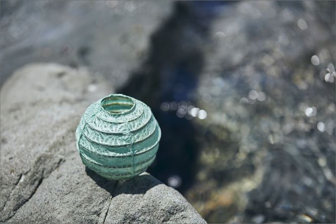 【小嶋庵　京提灯】ちび丸提灯×3個セット・Sサイズ(卓上丸型・直径9cm程度)　KJ00003