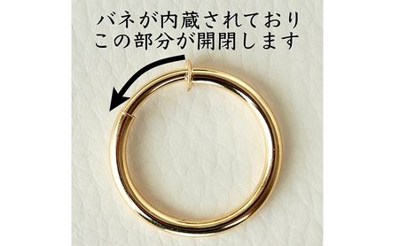 K18 イエローゴールド ピアスに見える 地金 イヤリング(直径20mm K18 イエローゴールド ピアスに見える 地金 イヤリング(直径20mm