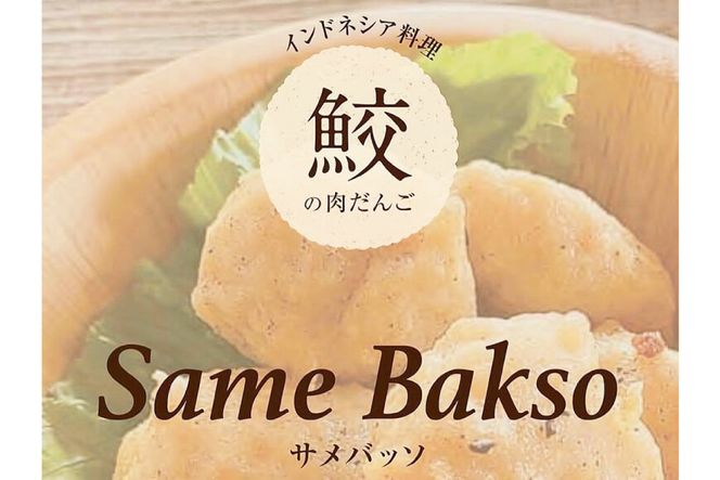【インドネシア×気仙沼】Same Bakso（サメバッソ）20g×10個 計 200g [Warung Mahal 宮城県 気仙沼市 20563512] 魚貝 魚介 鮫 さめ サメ インドネシア インドネシア料理 ハラル料理 高たんぱく 低脂質 冷凍