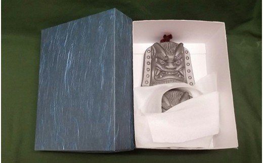 伝統工芸士の鬼師が作る守護鬼瓦シリーズ・開運守護 鬼面笑
