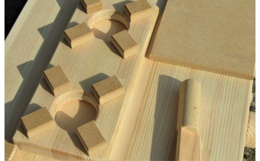099H2148 手作り木製「棚付」ままごとキッチンＤＨＫ－Ｒ 素材色バージョン