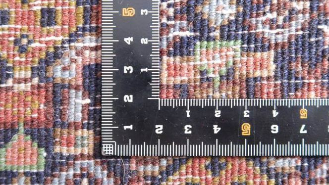  【限定1品】 トライバルラグ ビンテージ 1990年代 手織り ペルシャ絨毯 部族じゅうたん／オールド アンティーク ウール 玄関マットサイズ 94×80cm 骨董 ラグ （FS-22162) エントランスマット リビング ダイニング 寝室 書斎 和室 床暖房 ホットカーペット対応 じゅうたん ラグ ハンドメイド 伝統工芸 天然素材 ヴィンテージ ラグマット カーペット インテリア モダン おしゃれ クラシック [BP190-NT]