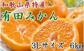 [秀品]和歌山有田みかん約6kg(3Lサイズ) ★2024年11月中旬頃より順次発送   BZ049