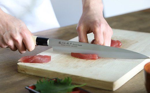 H7-105 濃州正宗作 ステンレス和包丁 刺身240mm