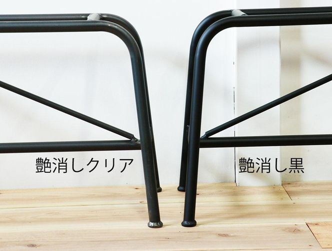 W900】アイアンベンチ(木部：ダークブラウン フレーム：艶消し