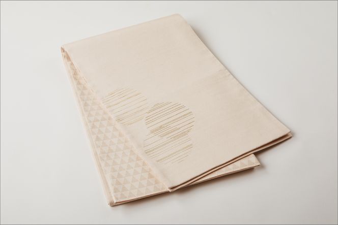 丹後の藤布 京袋帯「古代藤糸丸重文」 ピンク FY00077（京都府京丹後市  