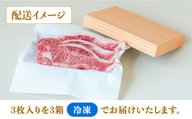 【極上の霜降り！】 長崎 和牛 サーロイン ステーキ 200g×3枚×3セット 計1.8kg / 肉厚 牛肉 贅沢 ジューシー 牛 ステーキ肉 / 南島原市 / ながいけ[SCH056]