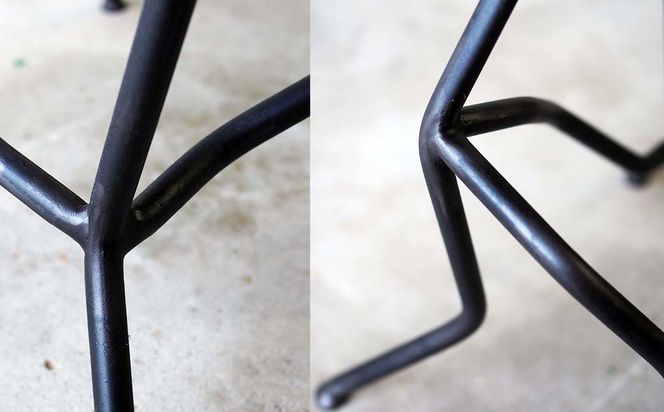 ヒノキ耳付きのスツール（Novo）45cm E-mp-A18A