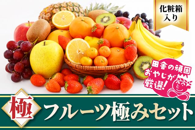 田舎の頑固おやじが厳選！フルーツ極みセット【順次お届け】［化粧箱入り］ [BI63-NT]