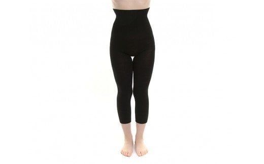膝まで温かシルクとコットンのはらまきパンツ（7分丈）2色セット 
