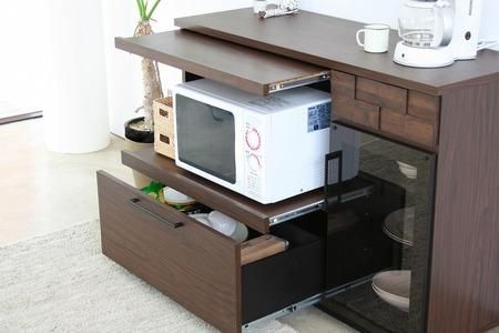 コルク 120カウンター 【キッチンカウンター カウンターキッチン レンジ台 コルク カウンター 開梱設置 梱包材引き取り 日本製 国産 完成品】(H062212)