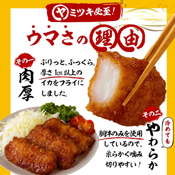 【数量限定】レンジで簡単！甘辛イカカツ＜計2kg＞【志布志】 a1-028