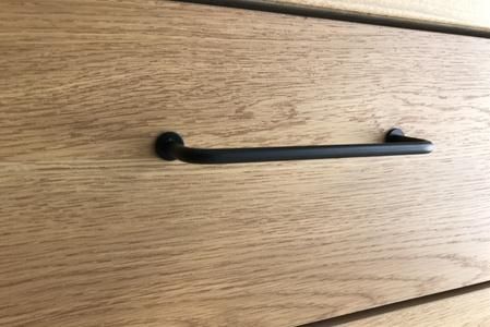 トラクト ガラス扉＋チェスト NA 【食器 キャビネット 家具 国産 組み合わせ 収納家具 完成品】(H060644)