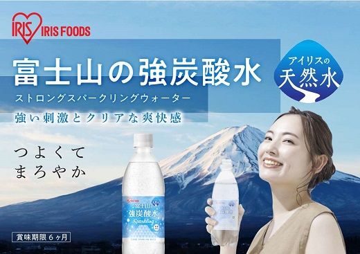 11D2【3ケース】富士山の強炭酸水500ml×72本入