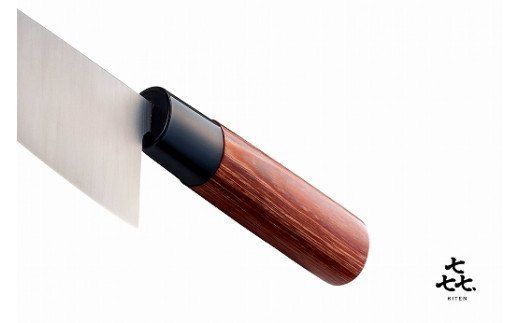 H10-96 「㐂.」KITEN 槌目 出刃包丁