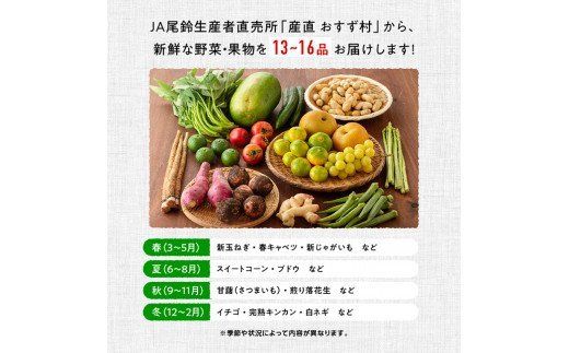 野菜 産直 おすず村 厳選詰め合わせセット（大）【 旬野菜 フルーツ 直売所 産地直送 宮崎県産 】☆[G3803]