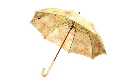 槙田商店【晴雨兼用】長傘 ”絵おり” 向日葵 FAA5066