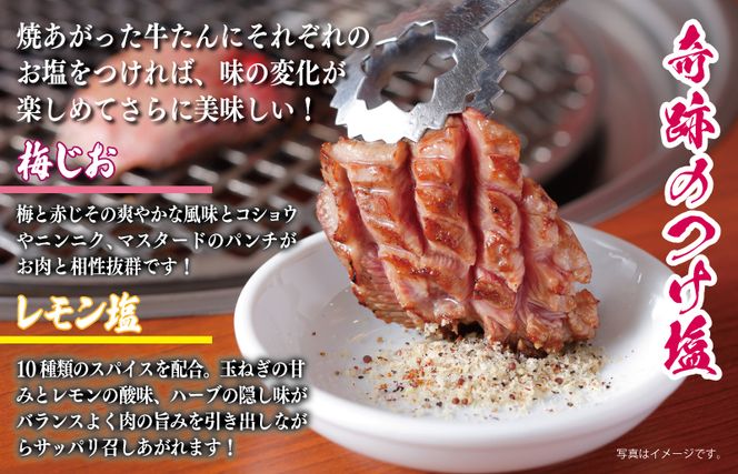 010B1308 焼き肉専門店の梅じお＆レモン塩 各90g×3本 合計6本 食べ比べセット