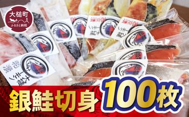 【すごい品掲載】大槌 ご当地サーモン 銀鮭 詰合せ (100切入) 【0tsuchi01001】