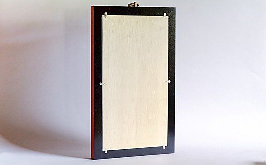 【L-593】木用美工房 朱漆鏡 ［高島屋選定品］