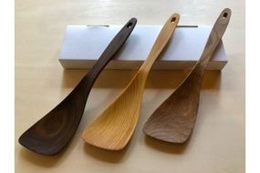 木べら「炒める・すくう・取り分ける」(材料：職人おまかせ) 【GOOD WOOD WORKS】_HA0432