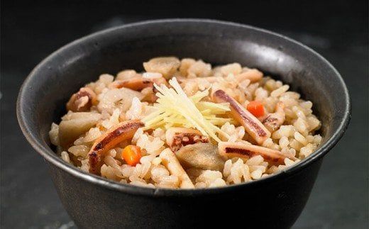 【海鮮炊き込みご飯３種】さざえ・ブランド岩牡蠣・高級白いか使用の島の絶品ごはん
