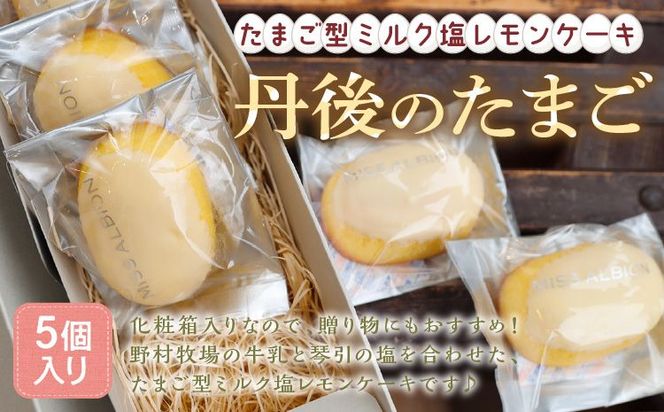 たまご型ミルク塩レモンケーキ『丹後のたまご』　AM00618