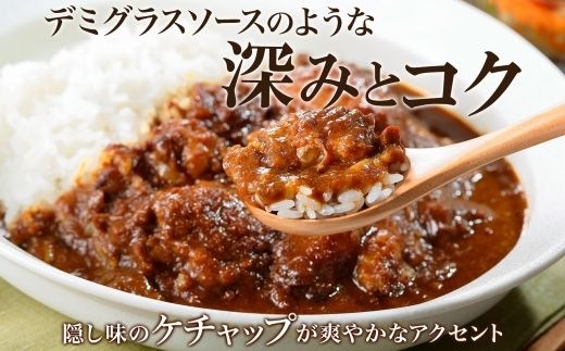 3446. おためし 弟子屈 牛すじカレー 1個 中辛 じゃがいも 牛 牛肉 肉 お試し レトルトカレー 保存食 備蓄 北海道 弟子屈町