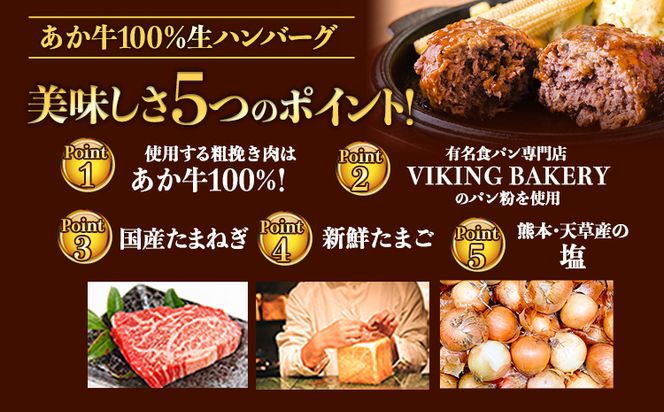 ステーキマニア監修 熊本県産 あか牛 100% 生ハンバーグ 140g×39個入り 合計5460g 5.46kg以上 《30日以内に出荷予定(土日祝除く)》熊本県産あか牛  冷凍 ハンバーグ---ng_faknhamb_30d_24_33000_5460g---