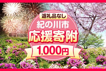 和歌山県 紀の川市 応援寄附 1口 1000円【返礼品なし】---kifunomi---